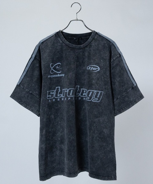  JEANS グランジ半袖Tシャツ 全2色 セール】【13】アソートデザイン グランジ加工 半袖 ビッグT