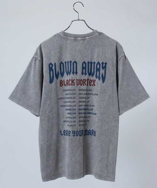 JOHN'S CLOSET（ジョンズクローゼット）の「【13】アソートデザイン グランジ加工 半袖 ビッグTシャツ（Tシャツ/カットソー・メンズ・ライトグレー系2/ライトグレー系1/ブラック系7/ブラック系6/ブラック系5/ブラック系4/ブラック系3/ブラック系2/ブラック系1/ピンク系1/ブラウン系2/ブラウン系1・LARGE/MEDIUM）」の16枚目の写真