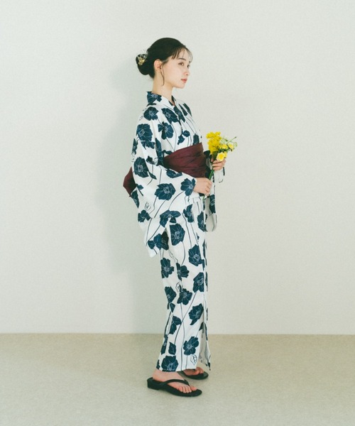 2WAYセパレート浴衣/3点セット/キャミワンピース/羽織り/帯