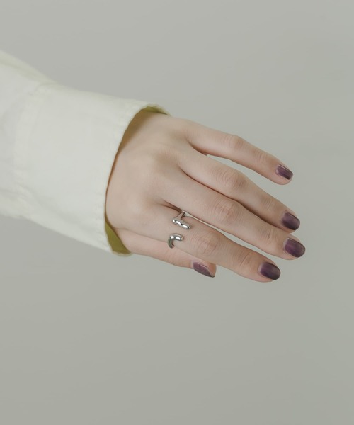 SMELLY(スメリー)の「ステンレスニュアンスラインリング(リング・レディース・シルバー・-)」の4枚目の写真