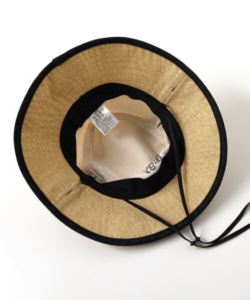 algy（アルジー）の「リボンコンビバケハ（ハット・キッズ・ベージュ・MEDIUM/SMALL）」の8枚目の写真
