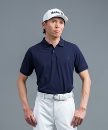 【Hurley/ハーレー】ロゴポロシャツ 吸水速乾 ゴルフ PIQUE ICON SS POLO おしゃれなギフトに最適!