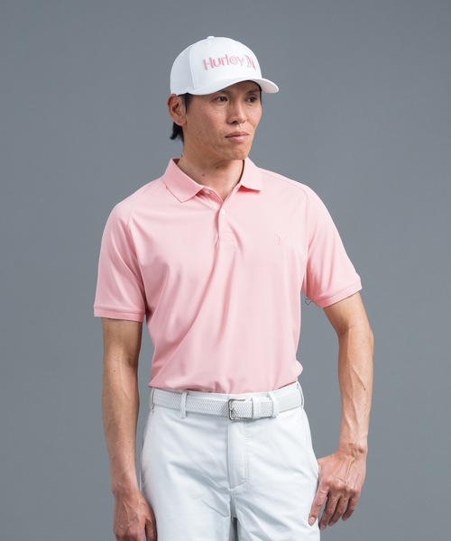 Hurley (ハーレー)の「【Hurley/ハーレー】ロゴポロシャツ 吸水速乾 ゴルフ PIQUE ICON SS POLO おしゃれなギフトに最適!(ポロシャツ・メンズ・カーキ/サックスブルー/ブラック/ブルー/グレー/ベージュ/ネイビー/オレンジ/ブルー系その他/イエロー/グリーン/ピンク/レッド/ホワイト・MEDIUM/LARGE/SMALL/X-LARGE)」の12枚目の写真