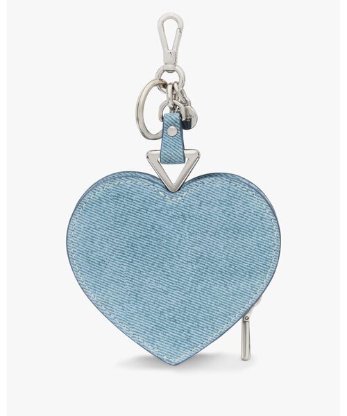 kate spade new york（ケイトスペード ニューヨーク）の「リブ デニム スエード ハート コイン パース（コインケース・レディース・ブルー・ONESIZE）」の3枚目の写真