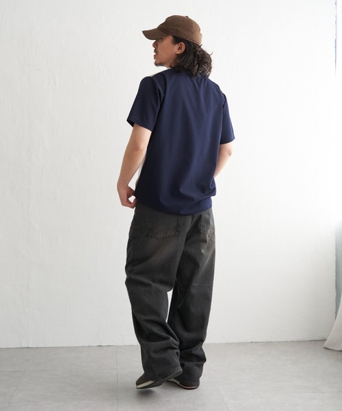 NO NEED(ノーニード)の「タテ切り替えT(Tシャツ/カットソー・メンズ・ホワイト/チャコール/ネイビー・M/L/LL)」の13枚目の写真