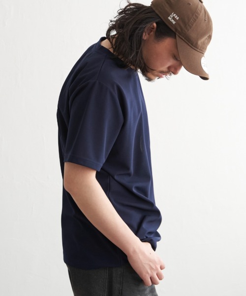 NO NEED(ノーニード)の「タテ切り替えT(Tシャツ/カットソー・メンズ・ホワイト/チャコール/ネイビー・M/L/LL)」の17枚目の写真