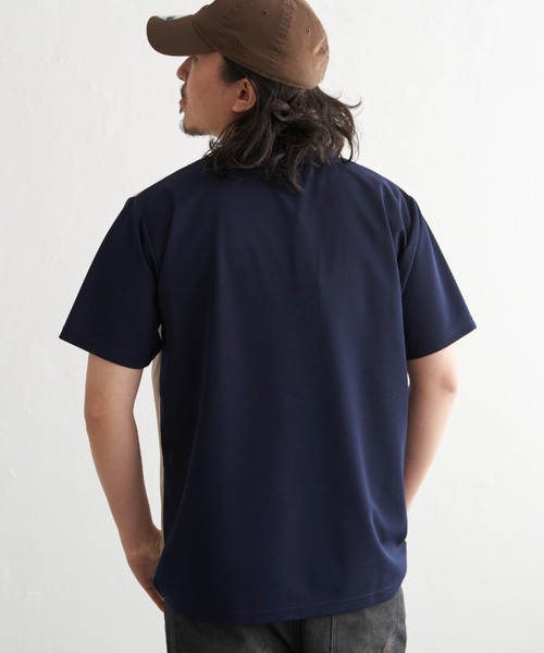 NO NEED(ノーニード)の「タテ切り替えT(Tシャツ/カットソー・メンズ・ホワイト/チャコール/ネイビー・M/L/LL)」の19枚目の写真