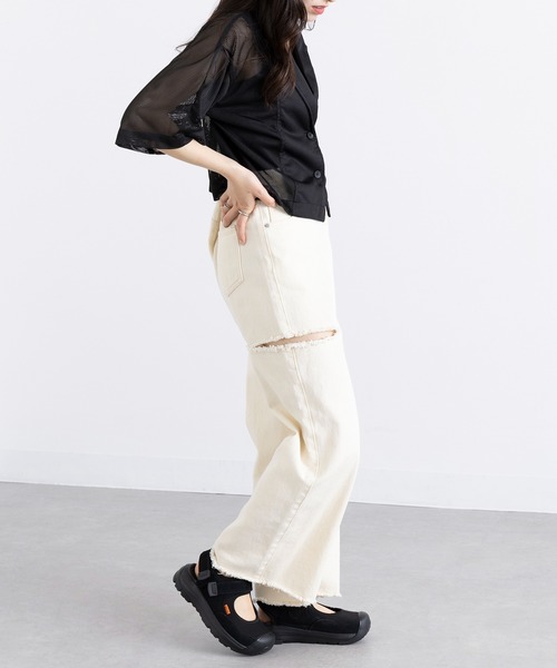 UNIVERSAL OVERALL（ユニバーサルオーバーオール）の「【UNIVERSAL OVERALL】UO33 サンダル（サンダル・メンズ・ホワイト/ブラック・6/8/9/5/7）」の12枚目の写真