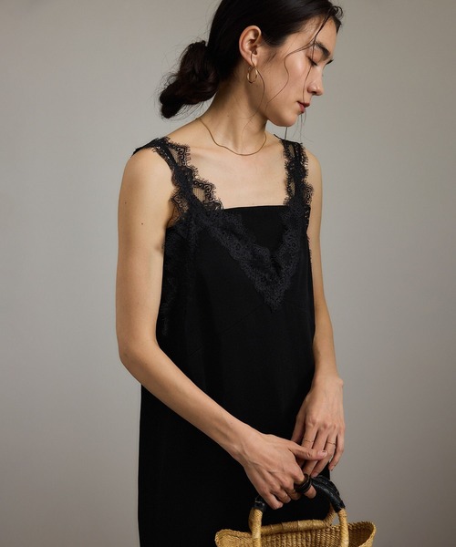 セール】【WEB限定】ビンテージライクアクセントレースワンピース