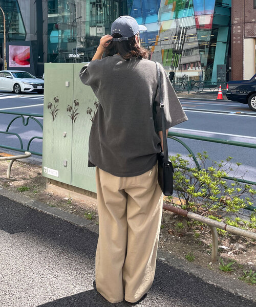 CIAOPANIC（チャオパニック）の「スクエアーショルダーバック（ショルダーバッグ・レディース・ブラウン/ブラック/カーキ・FREE）」の8枚目の写真