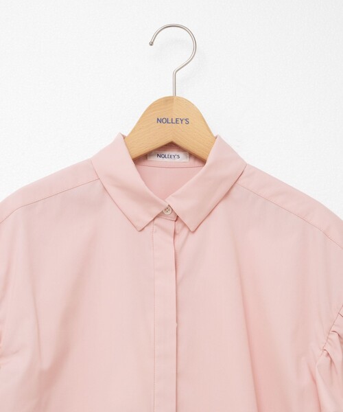 NOLLEY’S（ノーリーズ）の「ラッフルスリーブブラウス（シャツ/ブラウス・レディース・チャコールグレー/ベビーピンク/サックスブルー/ホワイト・38）」の15枚目の写真