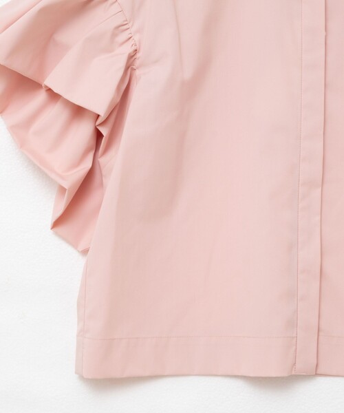 NOLLEY’S（ノーリーズ）の「ラッフルスリーブブラウス（シャツ/ブラウス・レディース・チャコールグレー/ベビーピンク/サックスブルー/ホワイト・38）」の16枚目の写真