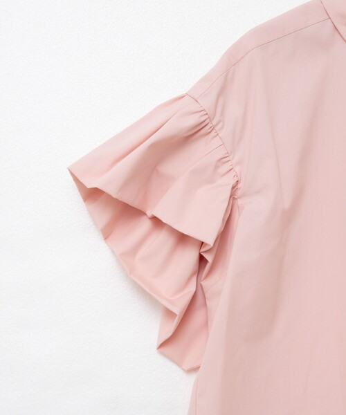 NOLLEY’S（ノーリーズ）の「ラッフルスリーブブラウス（シャツ/ブラウス・レディース・チャコールグレー/ベビーピンク/サックスブルー/ホワイト・38）」の17枚目の写真