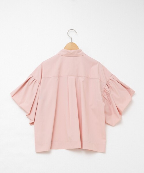 NOLLEY’S（ノーリーズ）の「ラッフルスリーブブラウス（シャツ/ブラウス・レディース・チャコールグレー/ベビーピンク/サックスブルー/ホワイト・38）」の19枚目の写真