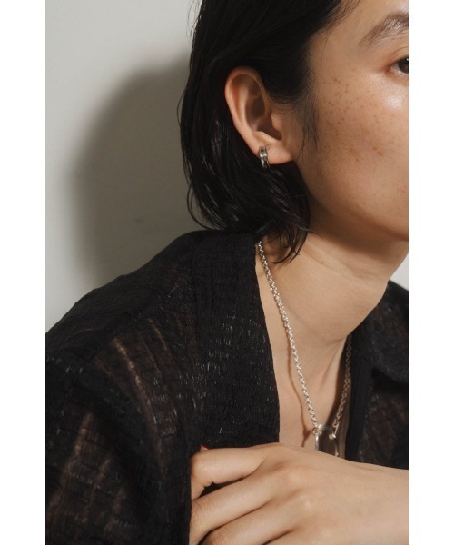 Knuth Marf（クヌースマーフ）の「mini hoop earring（イヤリング・レディース・シルバー・FREE）」の2枚目の写真