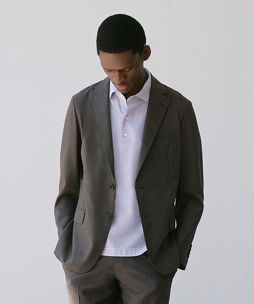 MACKINTOSH LONDON テーラードジャケット サマーウール 麻 XL 洗える】XL マッキントッシュロンドン サマーウール テーラード