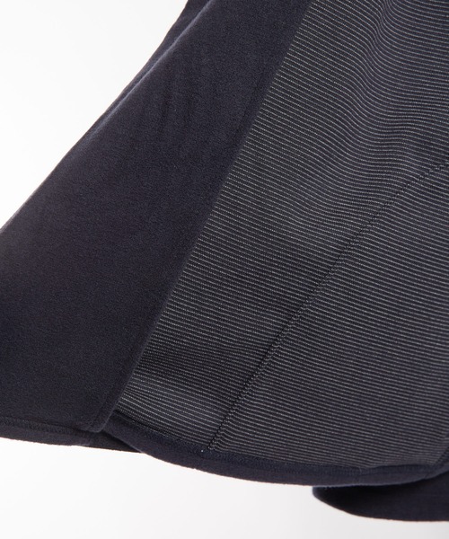 gomme（ゴム）の「ライトWジャージー　ポンチョ（ポンチョ・レディース・ネイビー/ブラック・MEDIUM）」の13枚目の写真