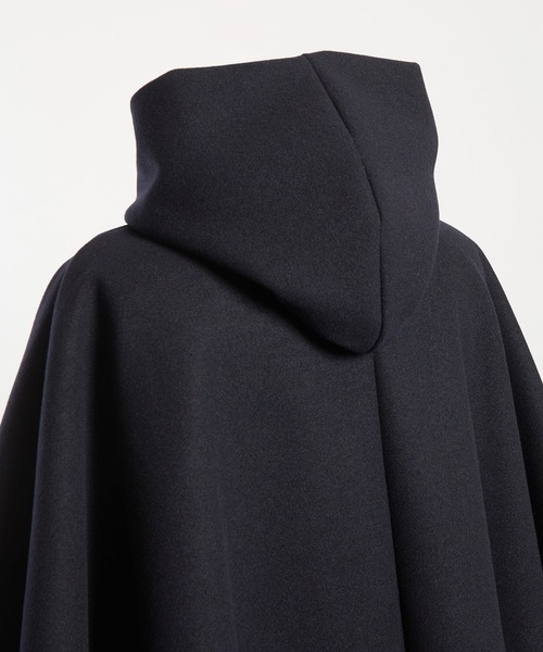 gomme（ゴム）の「ライトWジャージー　ポンチョ（ポンチョ・レディース・ネイビー/ブラック・MEDIUM）」の15枚目の写真