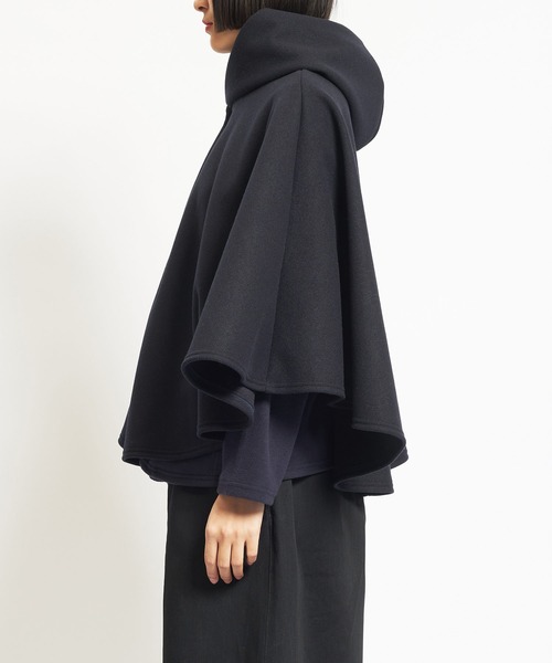 KURUMIポンチョ 08Mab ニットケープ タートル ポンチョ レディース キャメル