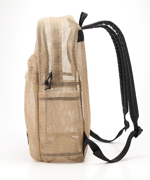 BILLABONG(ビラボン)の「BILLABONG メンズ MESH DAY BAG バックパック/リュック 【2025年夏モデル】/ビラボンメッシュバッグ(バックパック/リュック・メンズ・ベージュ/ブラック・FREE)」の5枚目の写真