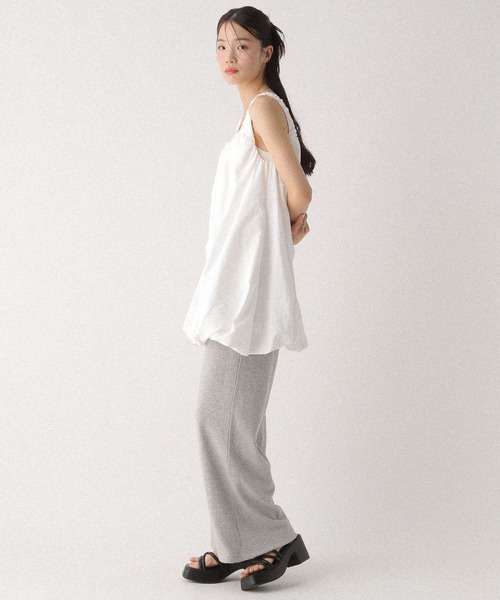 Heather（ヘザー）の「ギャザーバルーンミニワンピース　497384（ワンピース・レディース・オフホワイト/グレー系その他/ブラック・FREE）」の9枚目の写真