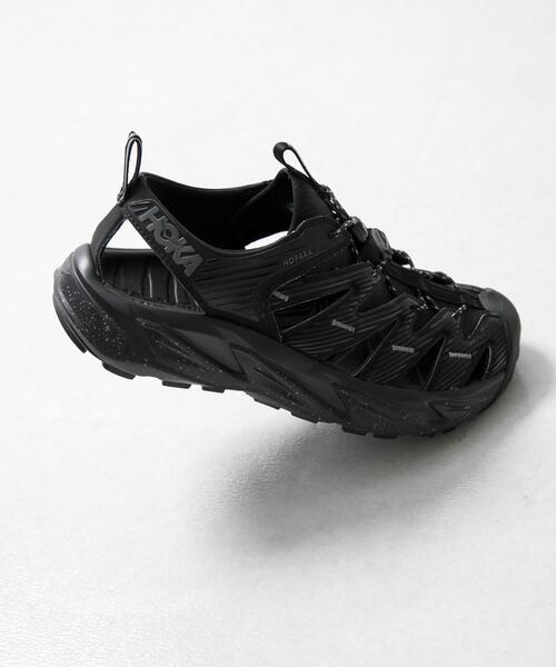 HOKA HOPARA ブラック/ホワイト アウトドアシューズ HOKA ONEONE HOPARA BLACK/WHITE 21FW-I（ホカオネオネ ホパラ
