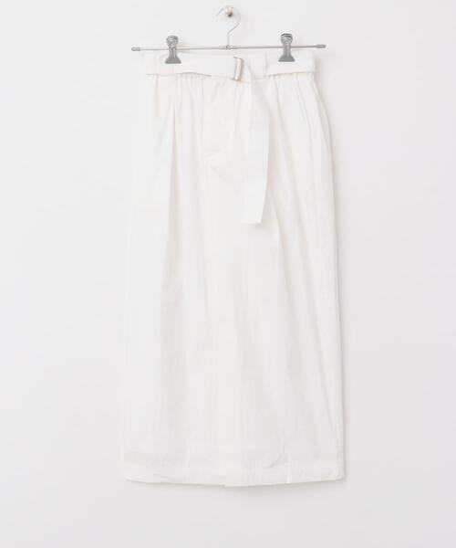 URBAN RESEARCH ROSSO WOMEN（アーバンリサーチ　ロッソ）の「ベルト付スカート（スカート・レディース・オレンジ/ホワイト/カーキ・FREE）」の19枚目の写真