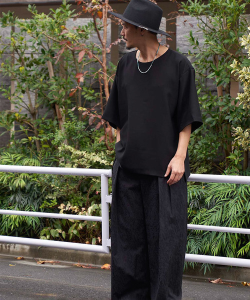 Iroquois(イロコイ)の「IROQUOIS イロコイ / E TWILL STRETCH T-SHIRTS 速乾ツイルストレッチTシャツ / 300000(Tシャツ/カットソー・メンズ・ブラック/ブルー/チャコールグレー・1/2/3)」の4枚目の写真