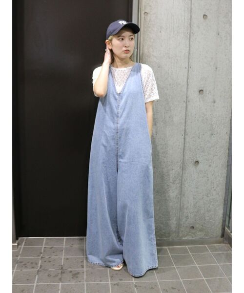 Ungrid（アングリッド）の「バックオープンレースTee（Tシャツ/カットソー・レディース・ブラック/オフホワイト・FREE）」の5枚目の写真