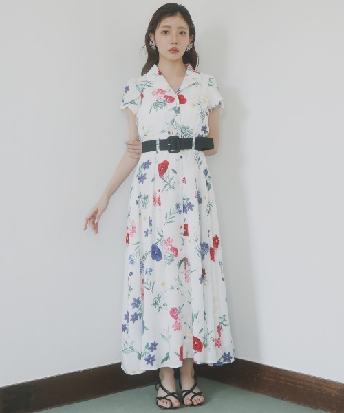 And Couture ワンピース ボタニカルガーデンシャツワンピース And Couture ワンピース ボタニカルガーデンシャツワンピース