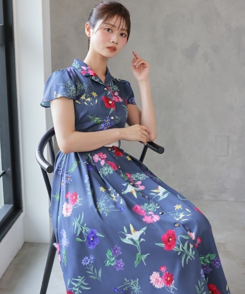 AND COUTURE（アンドクチュール）の「ボタニカルガーデンシャツ