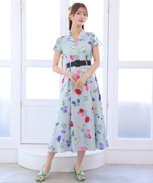 And Couture ワンピース ボタニカルガーデンシャツワンピース ボタニカルガーデンシャツワンピース（ワンピース）｜AND
