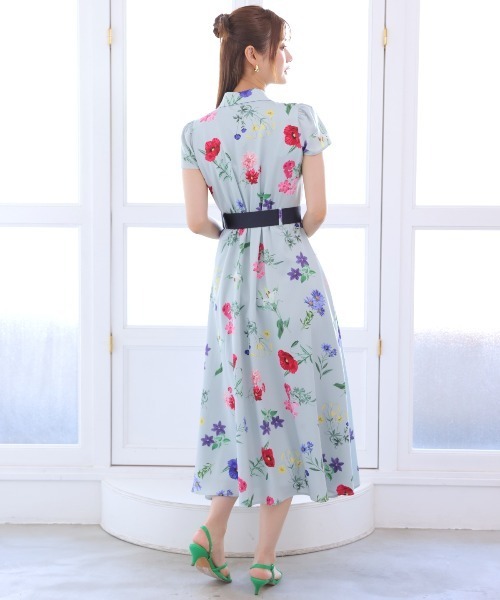 ボタニカルガーデンシャツワンピース（ワンピース）｜AND