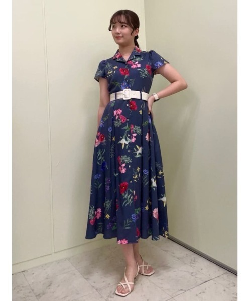 And Couture ワンピース ボタニカルガーデンシャツワンピース ボタニカルガーデンシャツワンピース（ワンピース）｜AND