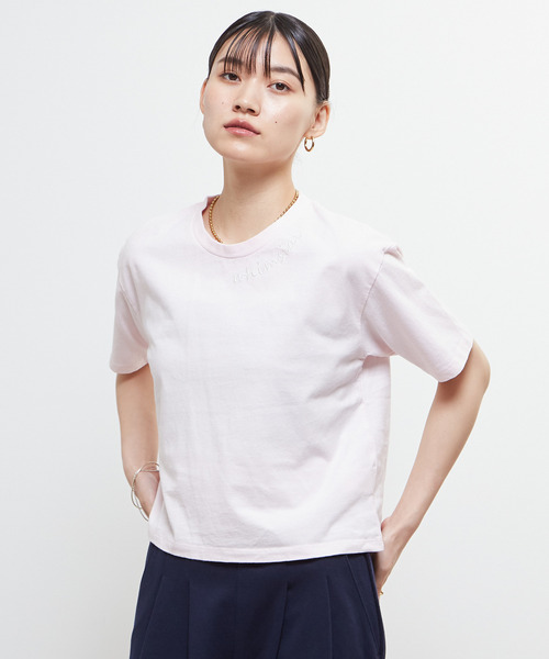 SOFFITTO（ソフィット）の「《定番》製品染コンパクトTシャツ（Tシャツ/カットソー・レディース・ベージュ/ホワイト/ピンク・FREE）」の18枚目の写真