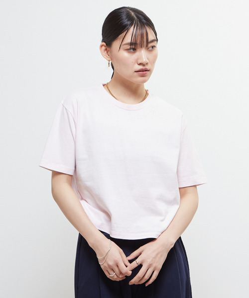 SOFFITTO（ソフィット）の「《定番》製品染コンパクトTシャツ（Tシャツ/カットソー・レディース・ベージュ/ホワイト/ピンク・FREE）」の19枚目の写真