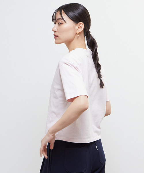 SOFFITTO（ソフィット）の「《定番》製品染コンパクトTシャツ（Tシャツ/カットソー・レディース・ベージュ/ホワイト/ピンク・FREE）」の20枚目の写真