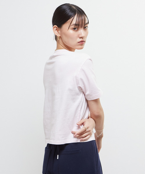 SOFFITTO（ソフィット）の「《定番》製品染コンパクトTシャツ（Tシャツ/カットソー・レディース・ベージュ/ホワイト/ピンク・FREE）」の21枚目の写真