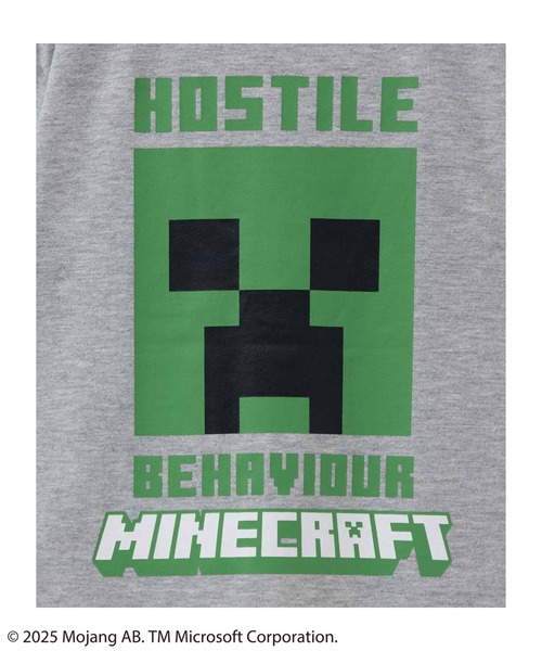 Mac-House(マックハウス)の「【MINECRAFT】マインクラフト ポケット付きプリントTシャツ(Tシャツ/カットソー・キッズ・杢グレー/ブラック・120/130/140/150)」の4枚目の写真