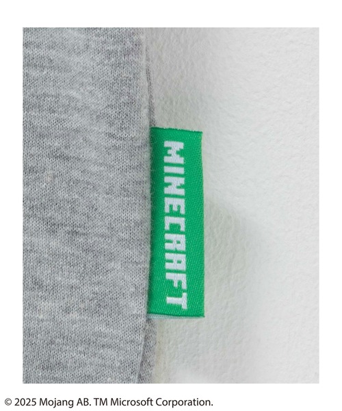 Mac-House(マックハウス)の「【MINECRAFT】マインクラフト ポケット付きプリントTシャツ(Tシャツ/カットソー・キッズ・杢グレー/ブラック・120/130/140/150)」の3枚目の写真