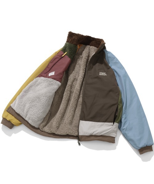 KRIFF MAYER(クリフメイヤー)の「【リバーシブル】ひっくりスタンドJK(その他アウター・メンズ・ブラック/ベージュ/オリーブ/カラフル/その他5/その他6・MEDIUM/LARGE/X-LARGE)」の5枚目の写真