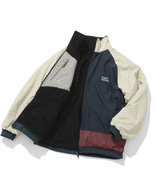 KRIFF MAYER(クリフメイヤー)の「【リバーシブル】ひっくりスタンドJK(その他アウター・メンズ・ブラック/ベージュ/オリーブ/カラフル/その他5/その他6・MEDIUM/LARGE/X-LARGE)」の6枚目の写真