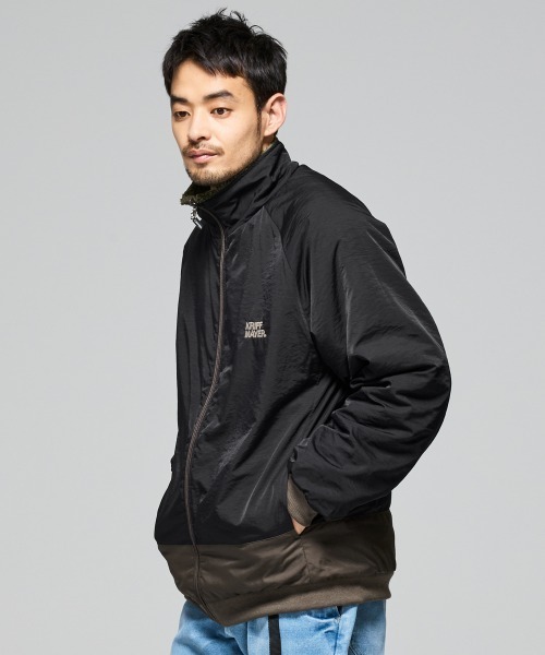 KRIFF MAYER(クリフメイヤー)の「【リバーシブル】ひっくりスタンドJK(その他アウター・メンズ・ブラック/ベージュ/オリーブ/カラフル/その他5/その他6・MEDIUM/LARGE/X-LARGE)」の2枚目の写真
