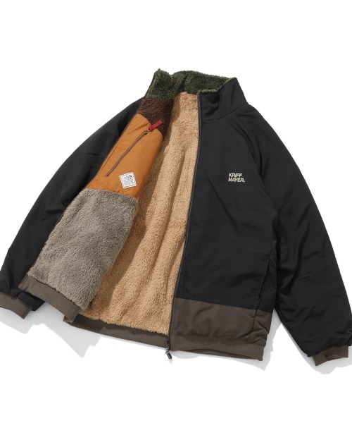KRIFF MAYER(クリフメイヤー)の「【リバーシブル】ひっくりスタンドJK(その他アウター・メンズ・ブラック/ベージュ/オリーブ/カラフル/その他5/その他6・MEDIUM/LARGE/X-LARGE)」の20枚目の写真