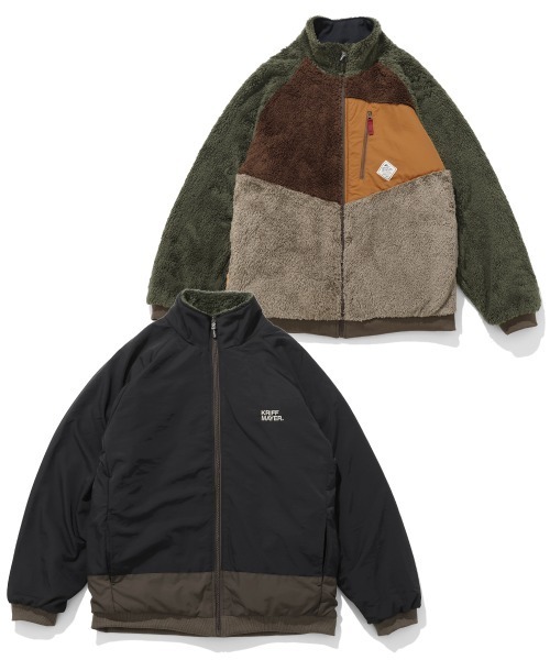 KRIFF MAYER(クリフメイヤー)の「【リバーシブル】ひっくりスタンドJK(その他アウター・メンズ・ブラック/ベージュ/オリーブ/カラフル/その他5/その他6・MEDIUM/LARGE/X-LARGE)」の21枚目の写真