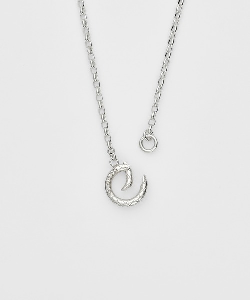 agete（アガット）の「シルバーダイヤモンドネックレス（ネックレス・レディース・ゴールド系その他・FREE）」の5枚目の写真