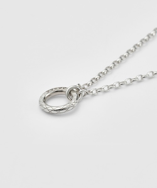 agete（アガット）の「シルバーダイヤモンドネックレス（ネックレス・レディース・ゴールド系その他・FREE）」の6枚目の写真