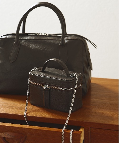 Whim Gazette（ウィムガゼット）の「【Hoaw.】バニティショルダー（ショルダーバッグ・レディース・オフホワイト/ブラック/ライトベージュ/ブラウン・FREE）」の3枚目の写真