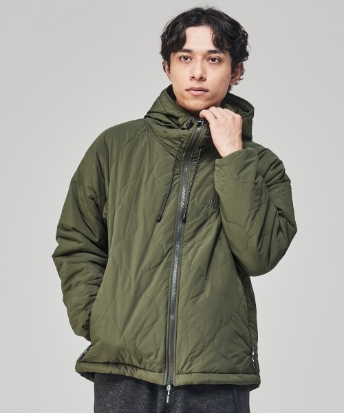 KRIFF MAYER（クリフメイヤー）の「キルティングフードJK（その他アウター・メンズ・グレー/オリーブ/ブラック・X-LARGE/LARGE/MEDIUM）」の3枚目の写真