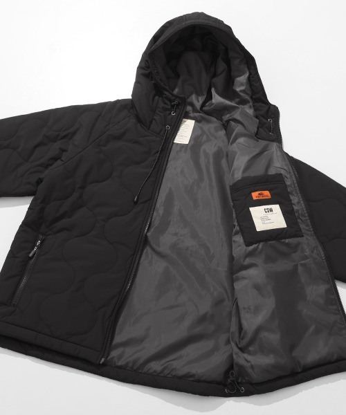 KRIFF MAYER（クリフメイヤー）の「キルティングフードJK（その他アウター・メンズ・グレー/オリーブ/ブラック・X-LARGE/LARGE/MEDIUM）」の16枚目の写真